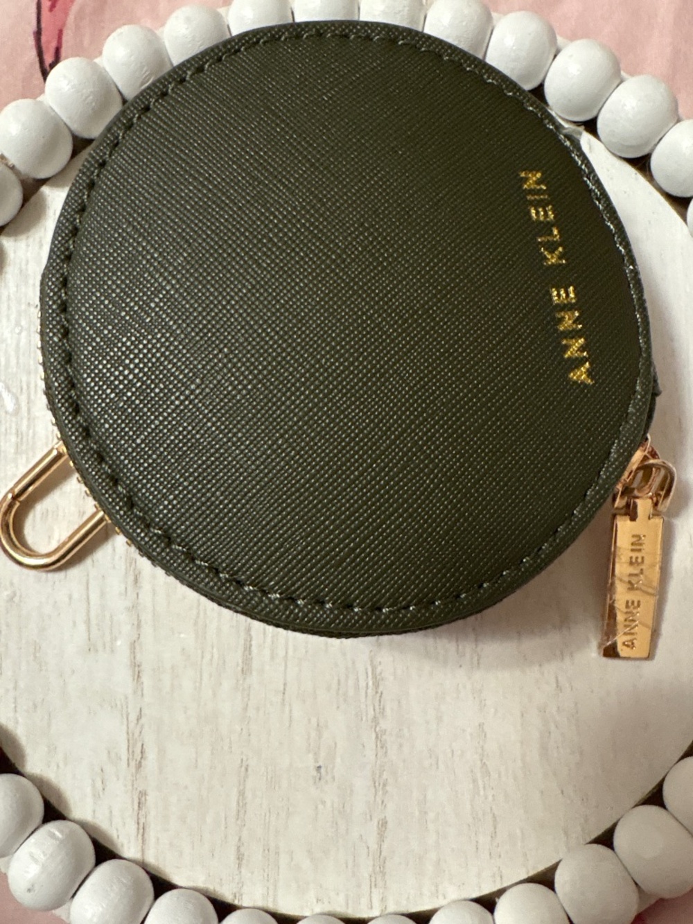 Anne Klein Round coin pouch